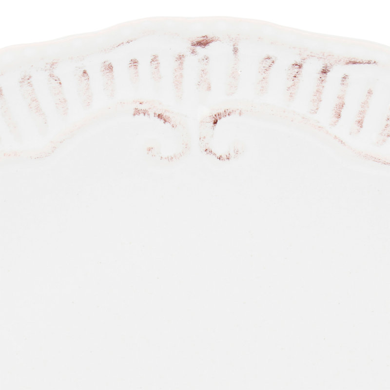 Gibson Modern Southern Home Capri 6 Piece 11 Inch Stoneware Embossed